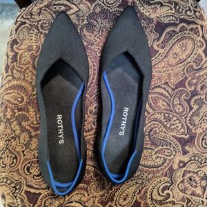 Rothy's Women's Black Flats sz 10.5